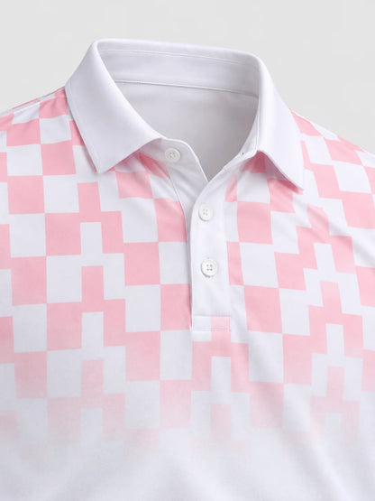 Blush Fairway Fade Performance-Poloshirt