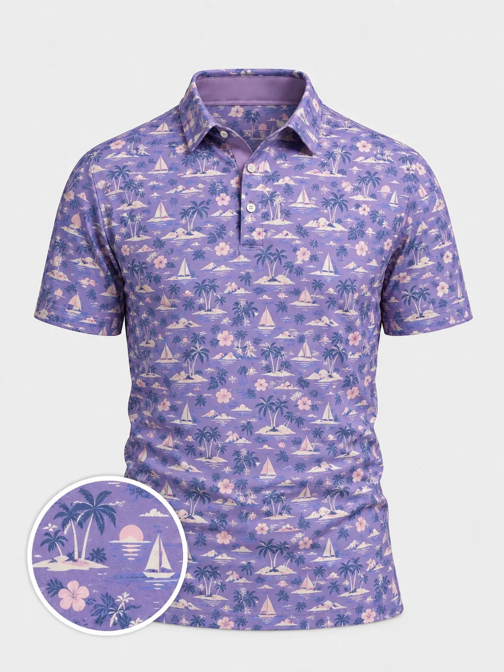 Lavender Island Golf-Poloshirt