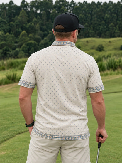 Heritage Tile Performance-Golfpoloshirt