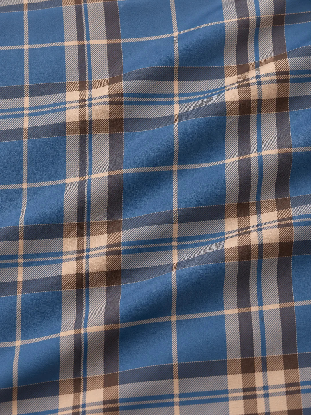 Golf-Pullover in Stahlgrau mit Tartan-Karomuster und kurzem Reißverschluss