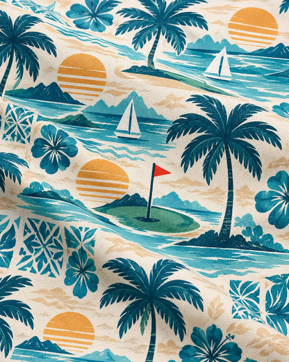 Coastal Escape Golf-Poloshirt