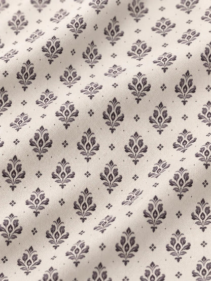 Vintage-Blumenmuster Performance-Golfpoloshirt