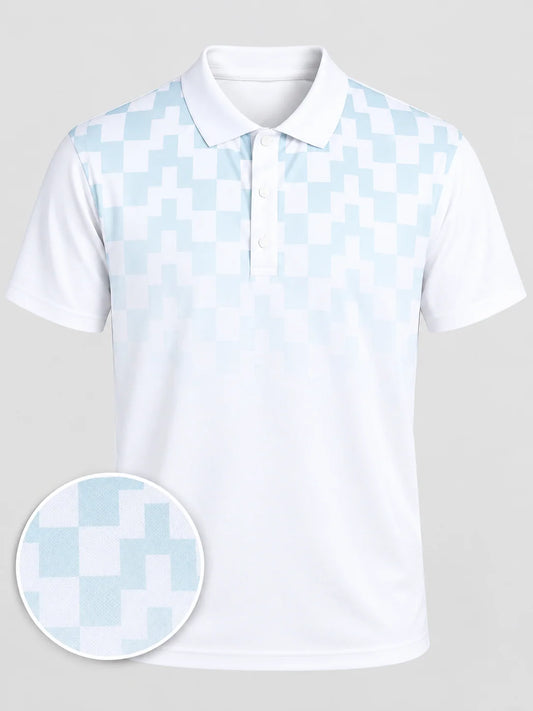 Sky Fairway Fade Performance-Poloshirt