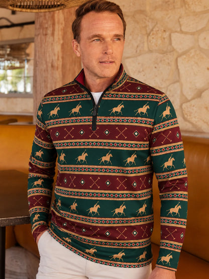 Polo-Club Performance-Quarter-Zip-Pullover